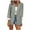 Gray, variant on Lolmot Womens Fashion Lapel Collar Buttons Blazer Jackets Solid Color Business Casual Lightweight Blazer Jacket