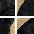 thumbnail image 6 of Dwellite Cargo Short for Men 2026 Outdoor Durable Hiking Shorts Summer Stretch Waist Knee Length Short with Pockets Black M, 6 of 7