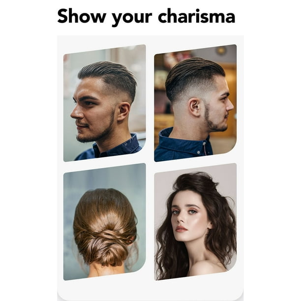 Tupé Peinarse Con Secador Hombre Moderno Corte De Pelo Hombre