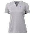 thumbnail image 2 of Women's Cutter & Buck Heather Gray Northwestern Wildcats Forge Blade V-Neck Top, 2 of 3