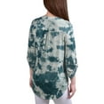 thumbnail image 2 of NY Collection Womens Petites Pintuck Matte Jersey Henley, 2 of 2