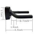 thumbnail image 4 of 5 Pack Support de Guitare Noir Support Mural avec Vis S'Adapte Guitares, 4 of 5