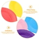 thumbnail image 2 of WORGEOUS Plato de papel 50pcs Platos de pastel de papel Desechables coloridos para decoración de fiesta de cumpleaños, 2 of 9