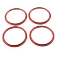 thumbnail image 4 of NS for Audi A1 S1 8X Center Console Air Condition Vent Outlet Ring Cover Trim Red, 4 of 4