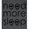 thumbnail image 4 of Old Glory Juniors Need More Sleep Short Sleeve Graphic T Shirt, 4 of 6