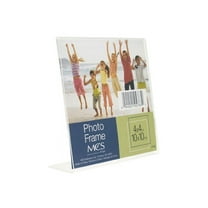 MCS Bent Acrylic Picture Frame for 4"x4" Photo or Instagram Print