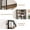 7F-Black + Retro Colors, variant on Space-Saving L-Shaped Corner Bookshelf – 7-Tier Industrial Bookcase with Beaded Design, Sturdy Metal Frame & MDF, Modern Display Shelf for Living Room, Bedroom, or Home Office