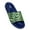 Navy - Green, variant on Gents Rubber Slippers / Flip Flops 1007 Black -White 10