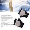 thumbnail image 4 of Guantes calefactables por USB 1 par tejidos de invierno sin dedos doble ANGGREK Otros, 4 of 8