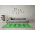 thumbnail image 3 of Ahgly Company Indoor Rectangle Oriental Emerald Green Industrial Area Rugs, 2' x 4', 3 of 4