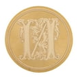 thumbnail image 2 of Sello de lacre retro de madera clásico con 26 letras iniciales, decorativo, transparente norte, 2 of 7