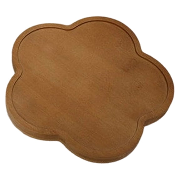 Cake Stand with Star Design, Durable Wooden Pallet Cake Display Stand Bread Tray Dust-Proof Cake Tray, Flower Tray Stand Wood Serving Tray Food Board Dessert Cake Platter, 1Pc(Brown1,7.5x7.5")