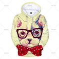 thumbnail image 4 of Sudadera con capucha de bulldog francés para hombre, sudadera con estampado 3D de perro, sudadera informal holgada de gran tamaño, chaqueta, ropa de calle para hombre, 4 of 5