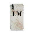 thumbnail image 1 of Personalised Rose Gold Marble initials iPhone X Case, iPhone 13 Pro Max, 1 of 4