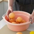 thumbnail image 3 of Washbasin Portable Laundry Basin with Double Handles for Baby Adult Home Bathroom Multi Purpose, 3 of 3