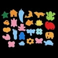 thumbnail image 3 of Paquete de 24 esponjas de espuma para pintura, juego de esponjas para pintura artística, esponja para manualidades para niños pequeños, patrones surti Macarena Los niños pintan esponjas, 3 of 8