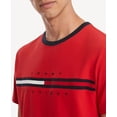 thumbnail image 3 of Tommy Hilfiger APPLE RED Men's Tino Logo Short Sleeve T-Shirt, US Large, 3 of 4