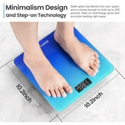 RENPHO Highly Accurate Digital Body Weight Scale, 400 lb, Gradient-Blue