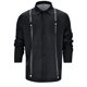 thumbnail image 1 of Camisas Para Hombre Manga Larga Camisa de manga larga para hombre, camisa con botones, blusa informal de negocios para hombre (Black, XXL), 1 of 6