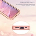 thumbnail image 2 of Casetego Phone Case for iPhone 14 Pro Max,Glitter Sparkly Bling ShockProof Full Body Rugged Protective 6.7" Phone Case Cover for Apple 14 Pro Max,Shiny Rose Gold, 2 of 7