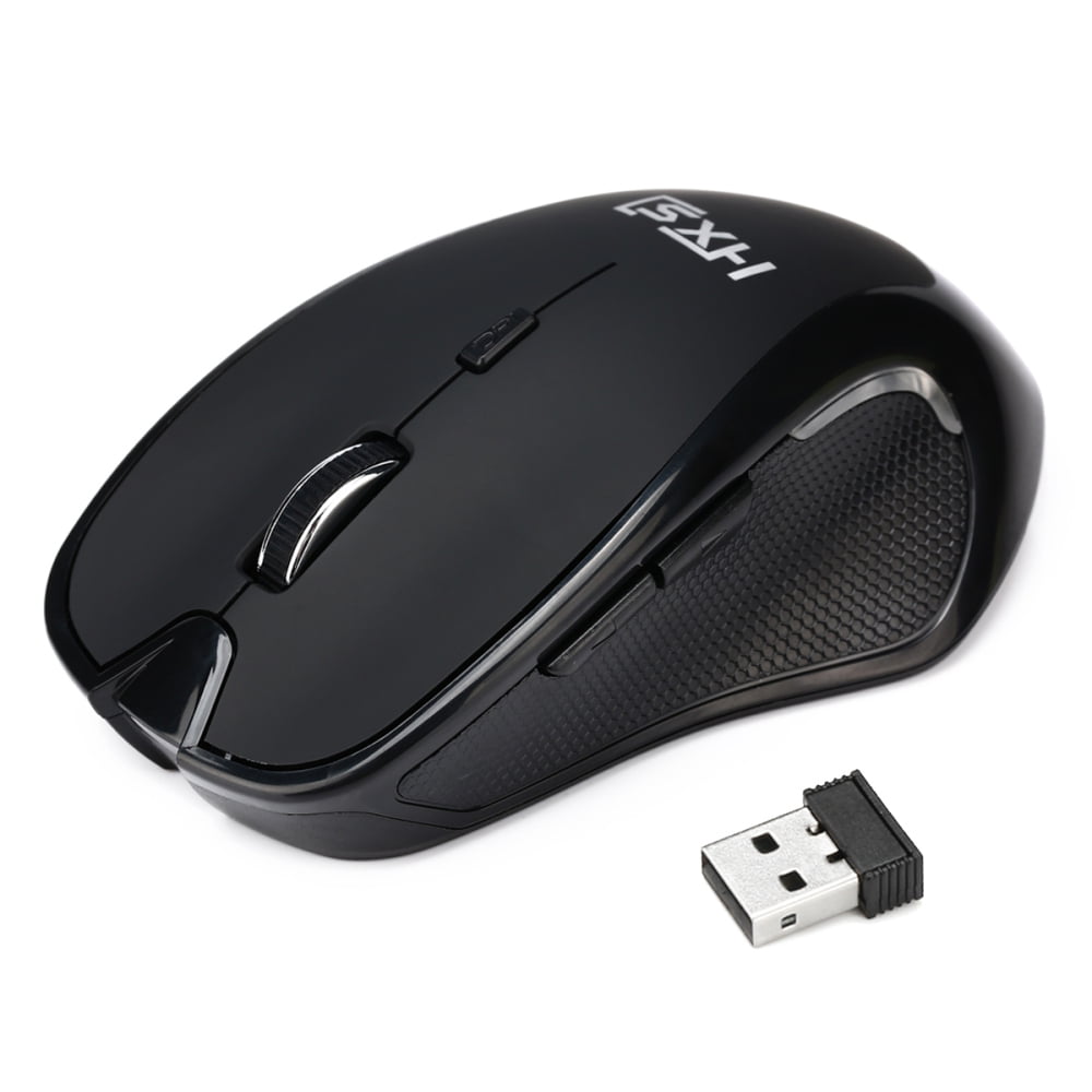 Wireless 2400DPI/CPI 6D Button Optical Mouse/Mice Adjustable USB