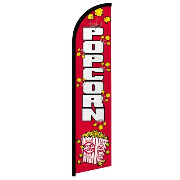 Popcorn Windless Banner Flag