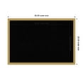 thumbnail image 2 of Amanti Art Black Cork Board Framed Grace Brushed Gold Narrow Bulletin Board 38 in. x 26 in., 2 of 8