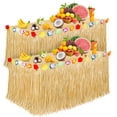 thumbnail image 1 of Falda de mesa Pirekul Grass para decoración de fiesta, 185 x 75 cm, paja, 1 of 6