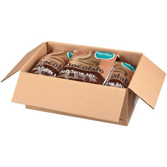 Frostline Chocolate Soft Serve Ice Cream Mix Lactose Free 6 lbs Bulk (6/CASE)