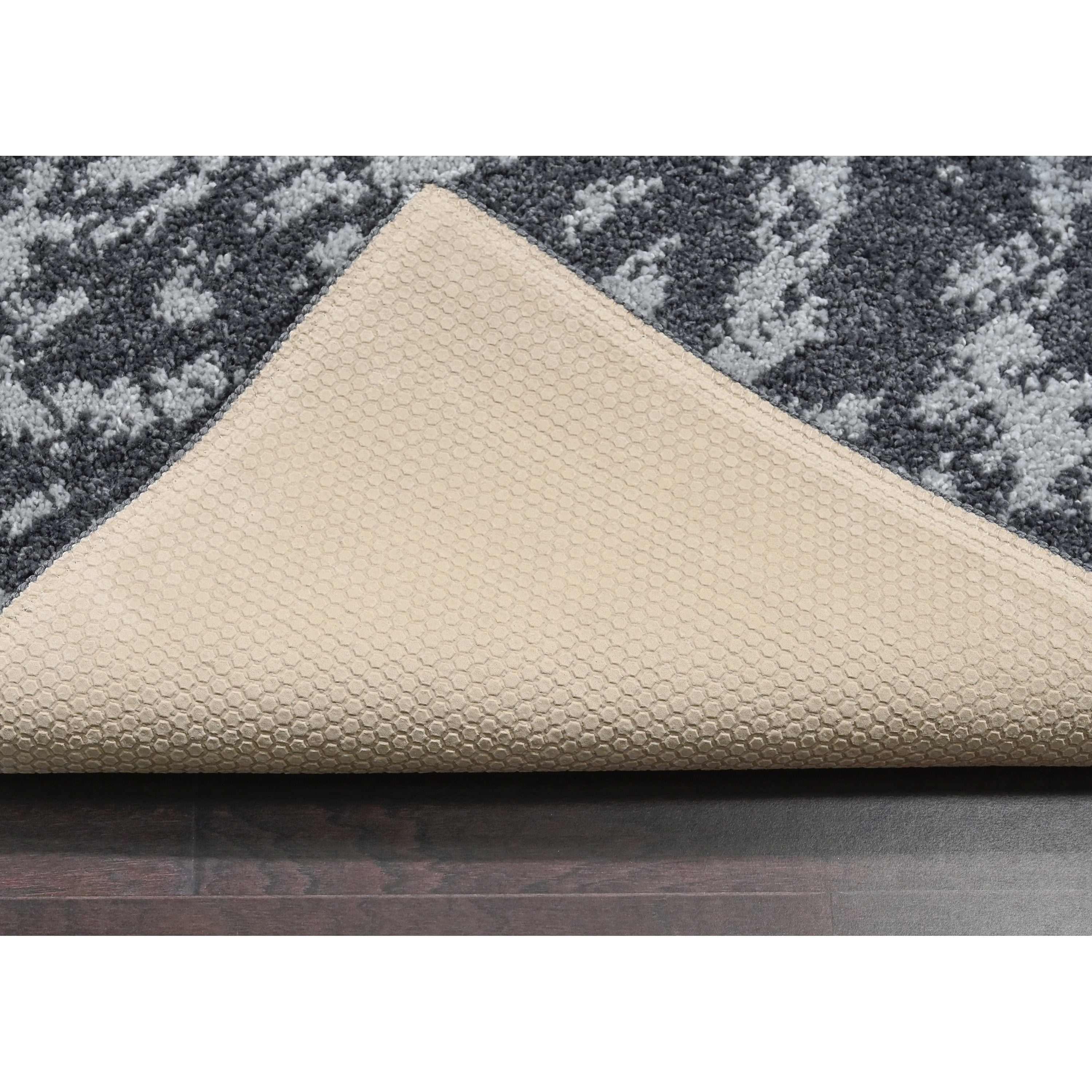 Garland Rug Denali Polypropylene Cinder Gray/Silver Indoor Area Rug, 5' x 7'