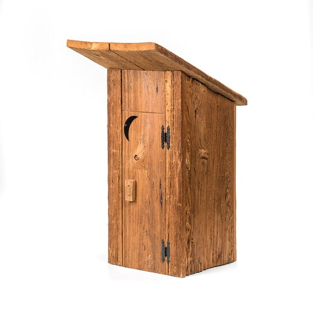Mushroom Wood Outhouse Replica Discrete Decorative Well Cover Walmart Com