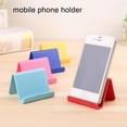 thumbnail image 4 of Injueey Color Random Mobile Phone Plastic Mount Office Proof Bracket Accessories Portable Apartment Scratch Universal Smartphone Stand Type1, 4 of 6