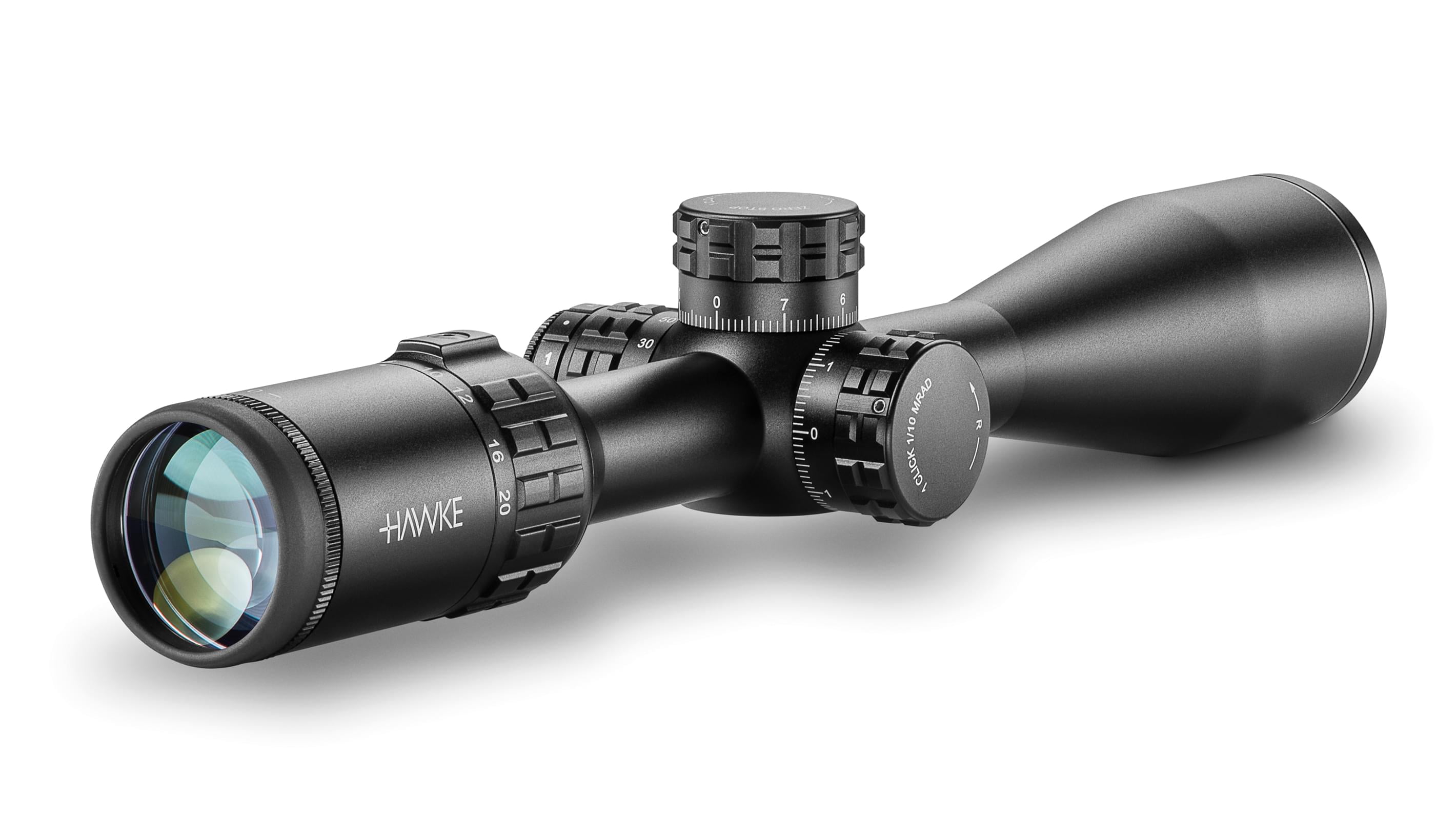 Hawke Frontier SF 4-20x44 Scope - Mil Pro Illuminated Reticle - 1" Tube - Black
