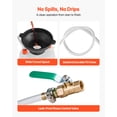 thumbnail image 2 of VEVOR Transmission Fluid Pump, 3 L Capacity, Manual Fluid Transfer Pump with 47 in Long Horse & HDPE Tank, Transmission Oil Pump with PTFE Tape, Manual Automotive Oil Filling System for Cars, Boats, 2 of 9