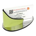 thumbnail image 5 of Business Cards Holders Desktop, Name Card Holder, Art Deco Wave Design, Lime Green & Black, 5 of 7
