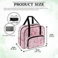 thumbnail image 6 of ZIATUBLE Cherry Blossom Sewing Machine Carrying Case Soft Carry Case with Storage Pockets and Handles Large Capacity Padded Storage Bag with 4 Bottom Rubber Pads Carry Tote Bag, 6 of 7