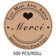 thumbnail image 5 of 2roll DIY Adhesive Love Heart Handmade Cake Packaging Sealing Label Kraft Sticker Baking Gift, 5 of 5