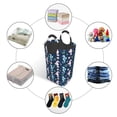 thumbnail image 5 of KLL Seahorses And Plants Laundry Hamper,Large Canvas Fabric Lightweight Storage Basket Toy Organizer Dirty Clothes Collapsible Waterproof, 5 of 6