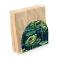 thumbnail image 2 of Frog Lotus Leaves Napkin Holder for Table Clear Napkin Stand Paper Holder Acrylic Organizer Dispenser Napkins for Dinner Kitchen Restaurant Room, 2 of 8