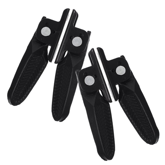 UPKOCH 2 Pairs of Electric Bike Accessories Nylon Black Bike Foot Rest for Cyclists