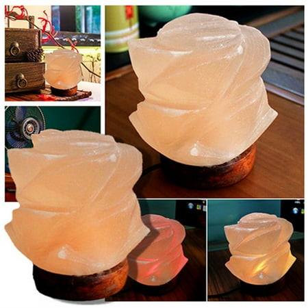 

Rose Shape Himalay Sal Lamp Himalay Sal Lamp With Dimmer Switch - Al Natura And Handcrafted Rela Refreshing Light USB Powered Light