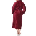thumbnail image 5 of White Mark Women's and Women's Plus Super Soft Lounge Robe, 5 of 8
