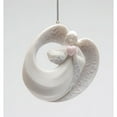 thumbnail image 3 of Ceramic Angel Ornament with Heart 3x1x3.38in, 3 of 3