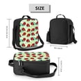 thumbnail image 2 of Honeii Red Ladybugs And Leaf Print Insulated Lunch Bag, Reusable Lunch Box for Adult, Leakproof Cooler Bag for Work Office Travel Picnic, 2 of 7