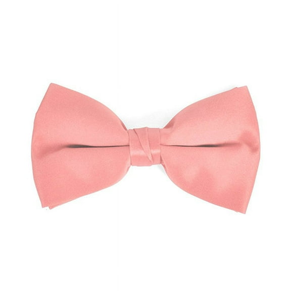 Men's Solid Color Clip On Bow Tie