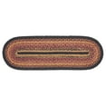 thumbnail image 2 of VHC Brands Heritage Farms, Stair Tread Non-Slip, Braided Jute, Rectangle, Red Black Tan. 8.5x27, 2 of 10