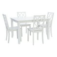 thumbnail image 2 of Powell 5 Piece MDF & Iron Dining Table Set, Black, 2 of 20