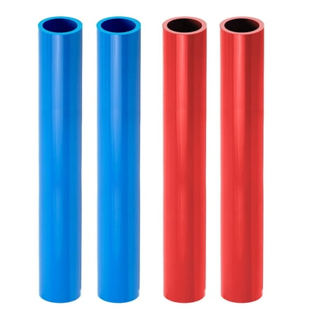1/2" x 2 Ft PEX-B Tube Stick, Pack of 2 Red and 2 Blue Pex Tubing for Potable Water Lines