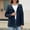 Blue Coat for Winter, variant on XPMWRP Women's Solid Color Casual Jacket Water Proof Lightweight Rain Coat Hooded Fashion Windbreaker Travel Running Jackets Gray S