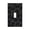 black, variant on The Sanrio Hello Kitty double toggle switch panel, made of PC material, is elegant and luxurious, making it the perfect choice for high-end home décor in living rooms and bedrooms.